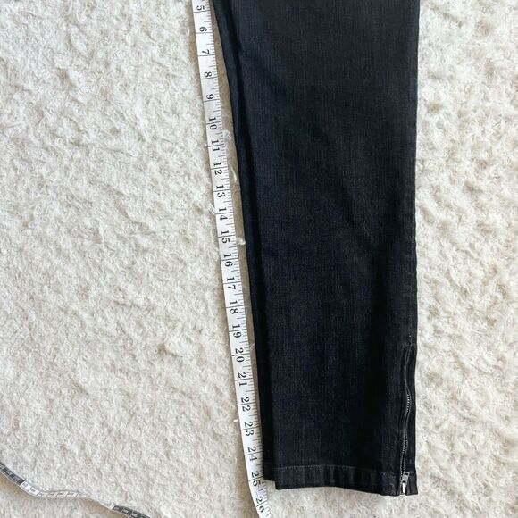 BALENCIAGA PANTS Size 40 Dark Skinny Denim Jeans Ankle Zip Designer Denim Fall - Picture 15 of 15